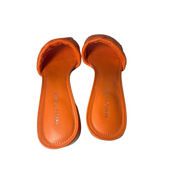 Marc Fisher Braided Heels- Orange - Size 9 M -Fast Shipping - Picture 15 of 16